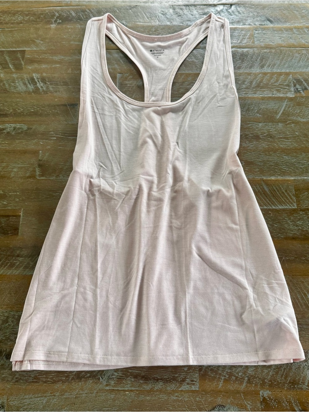 Athleta Pale Pink Racerback Performance Tank
